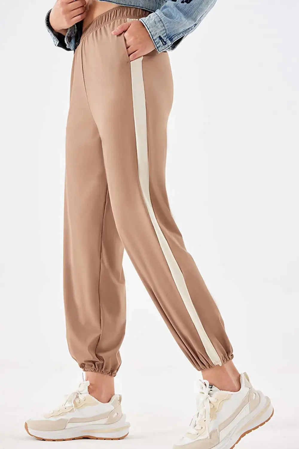 Seam Detail Long Pants - Trendsi - Flyclothing LLC