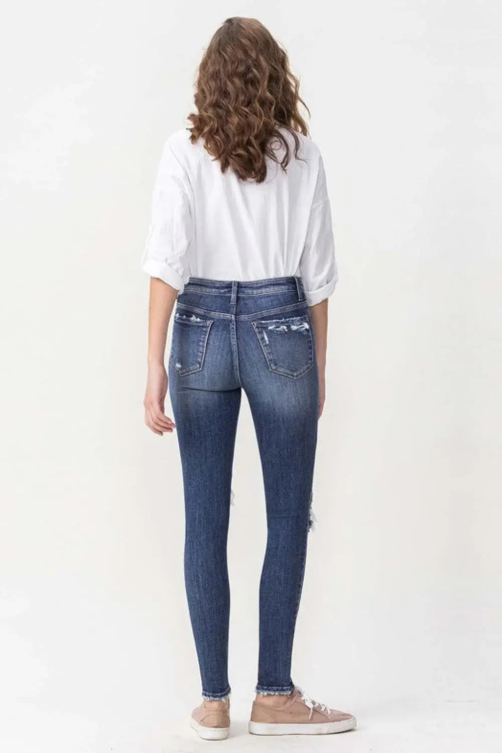 Lovervet Hayden Full Size High Rise Skinny - Trendsi - Flyclothing LLC