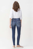 Lovervet Hayden Full Size High Rise Skinny - Trendsi