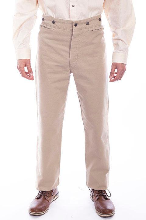Scully SAND CANVAS PANT - Scully Leather