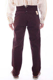 Scully Leather Walnut Canvas Mens Pant - Scully Leather