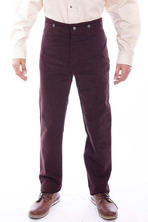 Scully Leather Walnut Canvas Mens Pant - Scully Leather