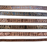 Rockmount Vintage Genuine Leather Tooled Western Belts (7 Styles) - Rockmount Clothing