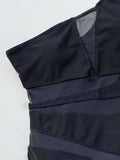 One-Shoulder Sleeveless One-Piece Swimsuit - Trendsi