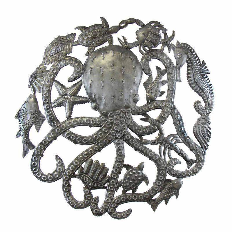 Octopus & Sea life Wall Art - Croix des Bouquets - Croix des Bouquets - Flyclothing LLC