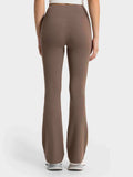 Wide Waistband Bootcut Sport Pants - Trendsi - Flyclothing LLC