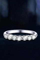 Can't Stop Your Shine Moissanite Platinum-Plated Ring - Trendsi - Flyclothing LLC