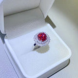 2 Carat Moissanite 925 Sterling Silver Ring - Trendsi