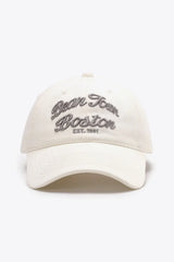 Embroidered Graphic Adjustable Baseball Cap - Trendsi - Flyclothing LLC