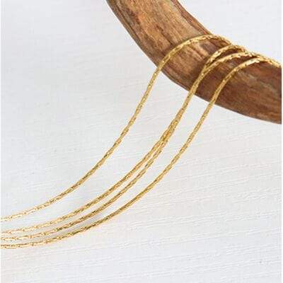 18K Gold-Plated Multi-Layer Clavicle Chain Necklace - Trendsi - Flyclothing LLC