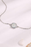 Opal Platinum-Plated Bracelet - Trendsi
