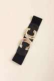 Zinc Alloy Buckle Elastic Wide Belt - Trendsi - Flyclothing LLC