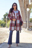 Double Take Full Size Plaid Button Up Lapel Collar Coat - Trendsi - Flyclothing LLC