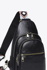 It's Your Time PU Leather Sling Bag - Trendsi - Flyclothing LLC