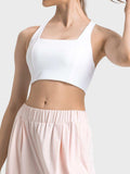 Scoop Neck Sports Bra - Trendsi - Flyclothing LLC