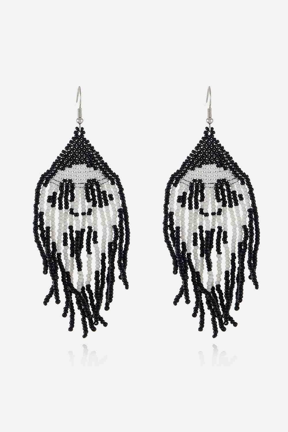 Beaded Dangle Earrings - Trendsi - Flyclothing LLC