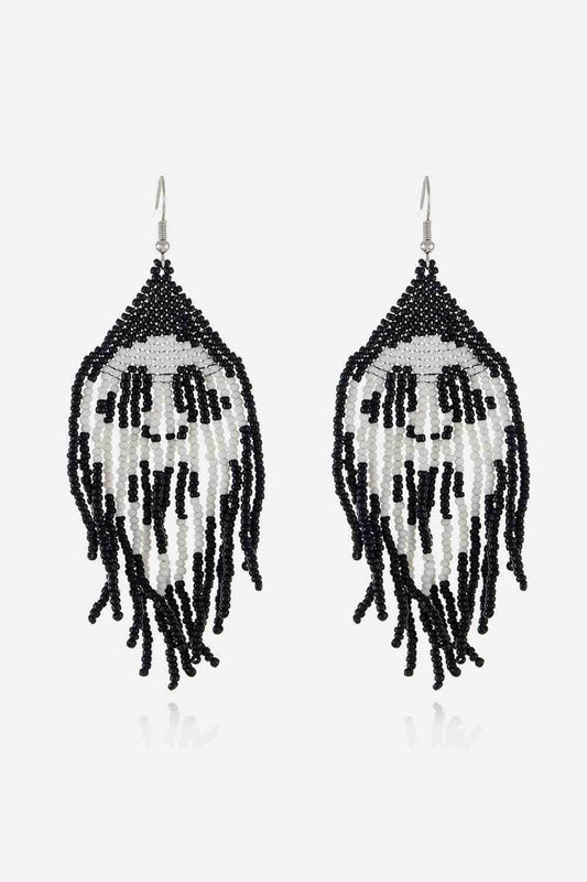 Beaded Dangle Earrings - Trendsi - Flyclothing LLC