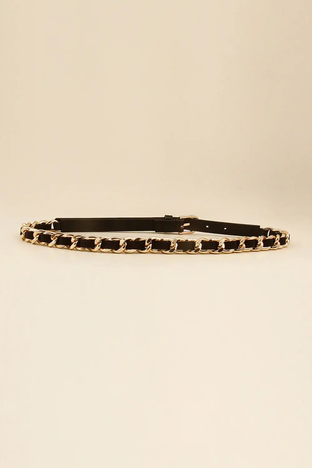 PU Chain Skinny Belt - Trendsi - Flyclothing LLC