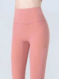 Wide Waistband Cropped Sports Leggings - Trendsi - Flyclothing LLC