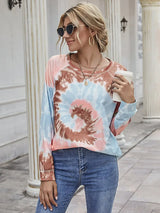 Printed Round Neck Raglan Sleeve Tee - Trendsi - Flyclothing LLC