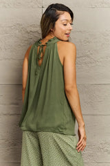 Mock Neck Tank Top - Trendsi - Flyclothing LLC
