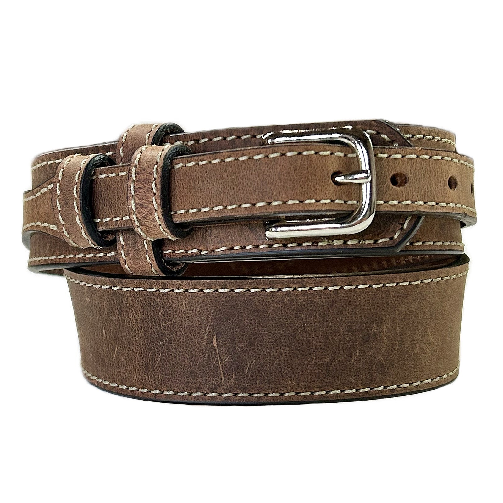 Rockmount Clothing Single Stitch Ranger Tan Genuine Leather Western Belt