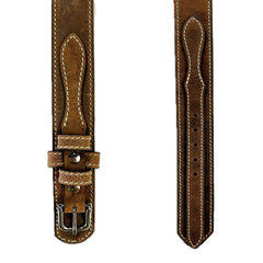 Rockmount Clothing Single Stitch Ranger Tan Genuine Leather Western Belt