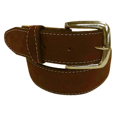 Rockmount Clothing Sanded Nubuck Full Grain Genuine Leather Western Belt in Tan