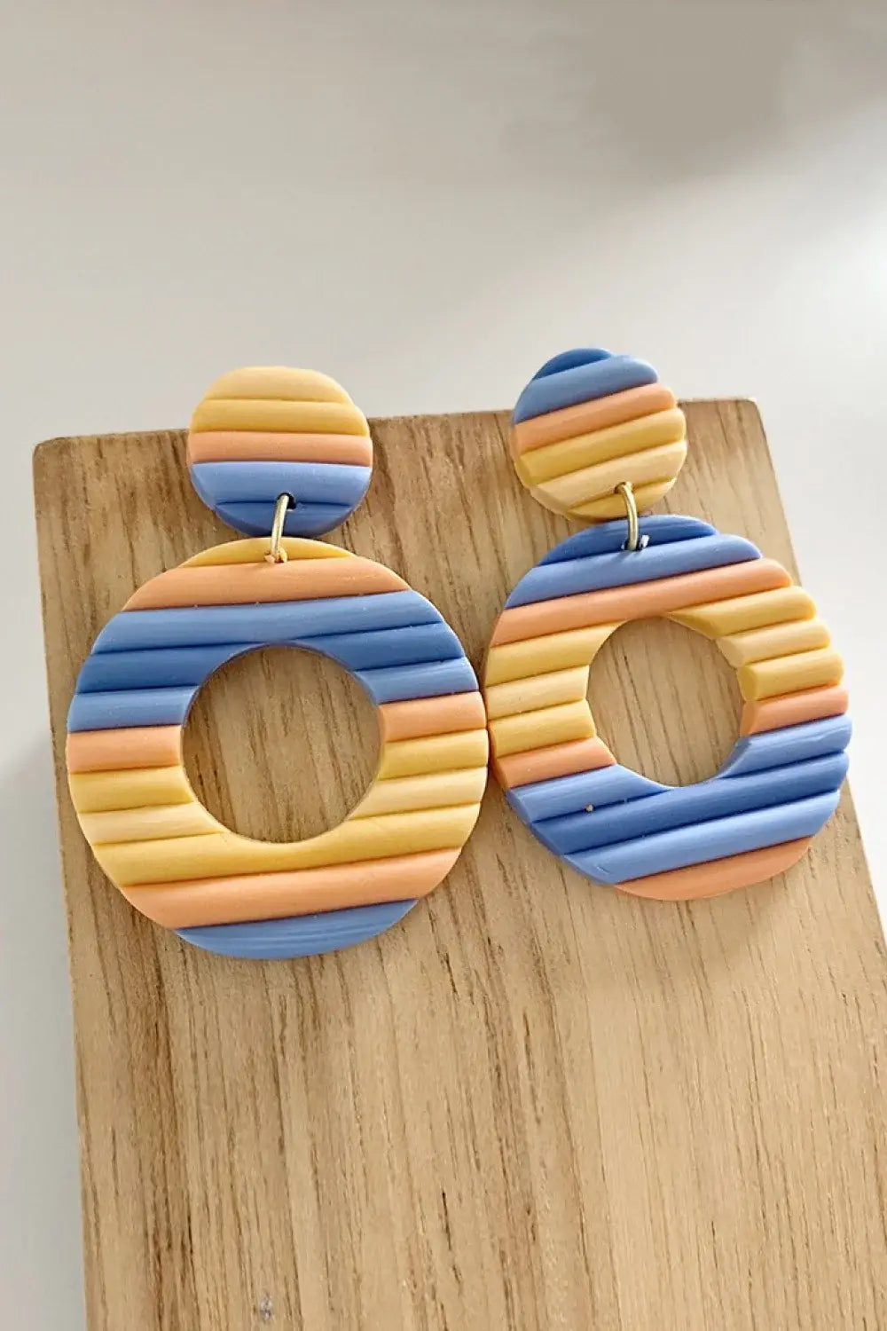 Round Shape Dangle Earrings - Trendsi - Flyclothing LLC