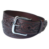 Rockmount Ranch Wear Tooled T-Bird Leather Belt - Rockmount Clothing