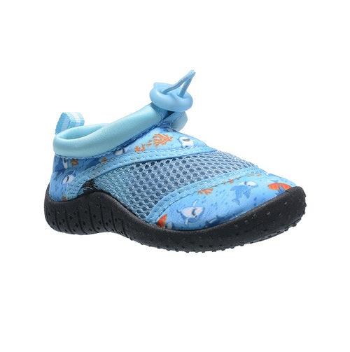Tecs Toddler Aquasock Slip On Blue Shark - Flyclothing LLC