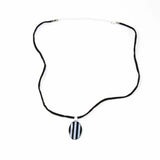 Pendant, Alabalone and Black Stripe - Artisana - Flyclothing LLC