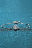 1 Carat Moissanite Chain Bracelet - Trendsi - Flyclothing LLC