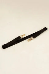 Alloy Buckle Elastic Belt - Trendsi - Flyclothing LLC