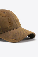 Distressed Adjustable Baseball Cap - Trendsi