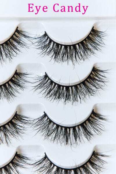 SO PINK BEAUTY Mink Eyelashes 5 Pairs - Trendsi - Flyclothing LLC