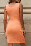 Twist Front Tulip Hem Cutout Dress - Trendsi - Flyclothing LLC