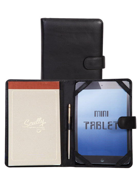 Scully BLACK MINI IPAD COVER - Scully Leather