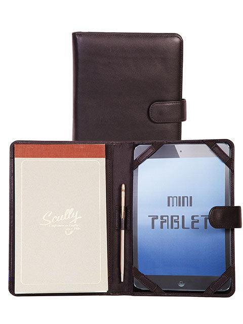 Scully CHOCOLATE MINI IPAD COVER - Scully Leather
