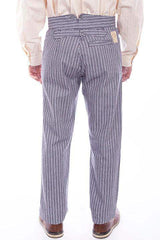 Scully BLACK RAIL STRIPE PANT - Scully Leather - Flyclothing LLC
