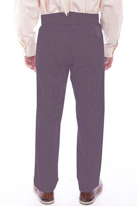 Scully CHARCOAL RAIL STRIPE PANT - Scully Leather - Flyclothing LLC