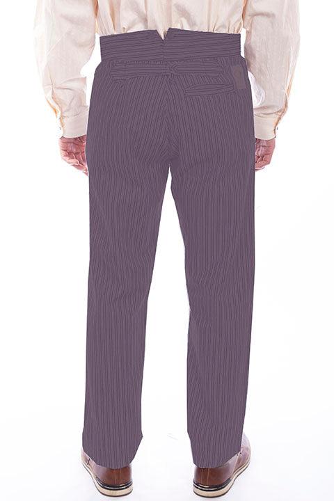 Scully Leather Charcoal Rail Stripe Mens Pant - Flyclothing LLC