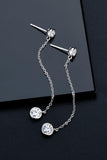 Moissanite Chain Earrings - Trendsi