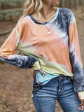 Printed Round Neck Long Sleeve T-Shirt - Trendsi