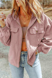 Zip-Up Drawstring Hooded Jacket - Trendsi - Flyclothing LLC