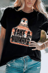 TAKE A NUMBER Graphic Tee - Trendsi - Flyclothing LLC