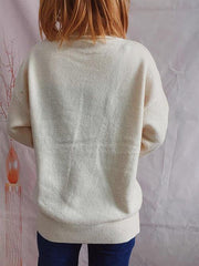 Turtleneck Long Sleeve Sweater - Flyclothing LLC