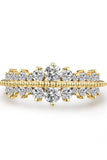 Moissanite 925 Sterling Silver Ring - Trendsi