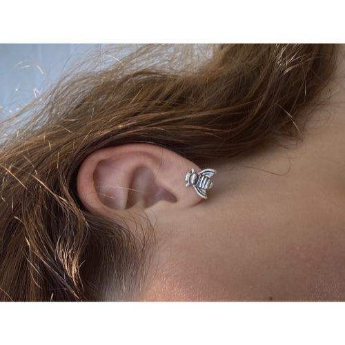 Honeybee Stud Earrings - Asha Handicrafts - Flyclothing LLC