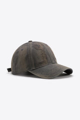 Distressed Adjustable Baseball Cap - Trendsi
